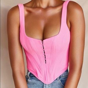 Pink corset